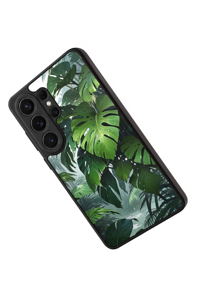 Samsung Galaxy S26 Ultra Uyumlu Botanik Tasarımlı Glossy Premium Kılıf