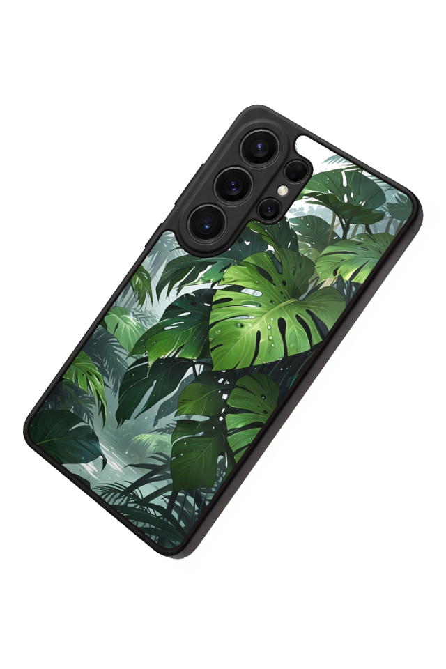 Samsung Galaxy S26 Ultra Uyumlu Botanik Tasarımlı Glossy Premium Kılıf