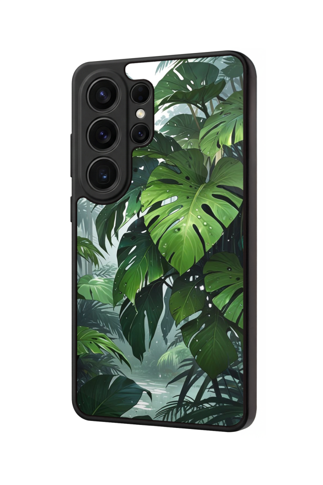 Samsung Galaxy S26 Ultra Uyumlu Botanik Tasarımlı Glossy Premium Kılıf