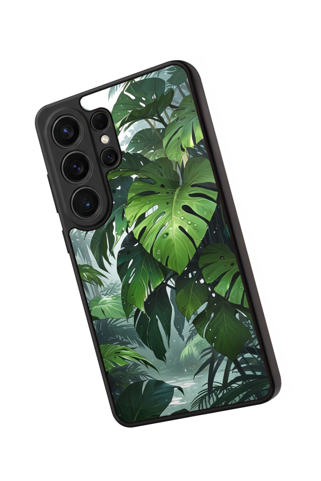 Samsung Galaxy S26 Ultra Uyumlu Botanik Tasarımlı Glossy Premium Kılıf