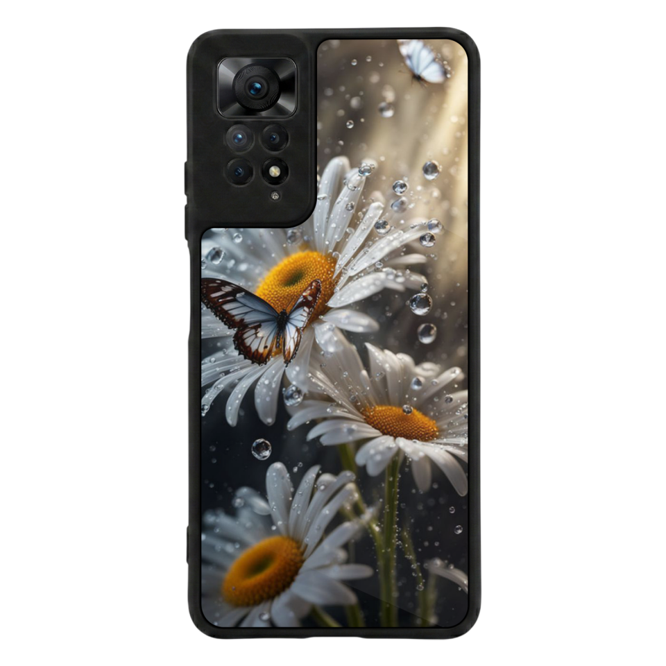 Xiaomi Redmi Note 11 Pro Uyumlu Cicek Tasarımlı Glossy Premium Kılıf