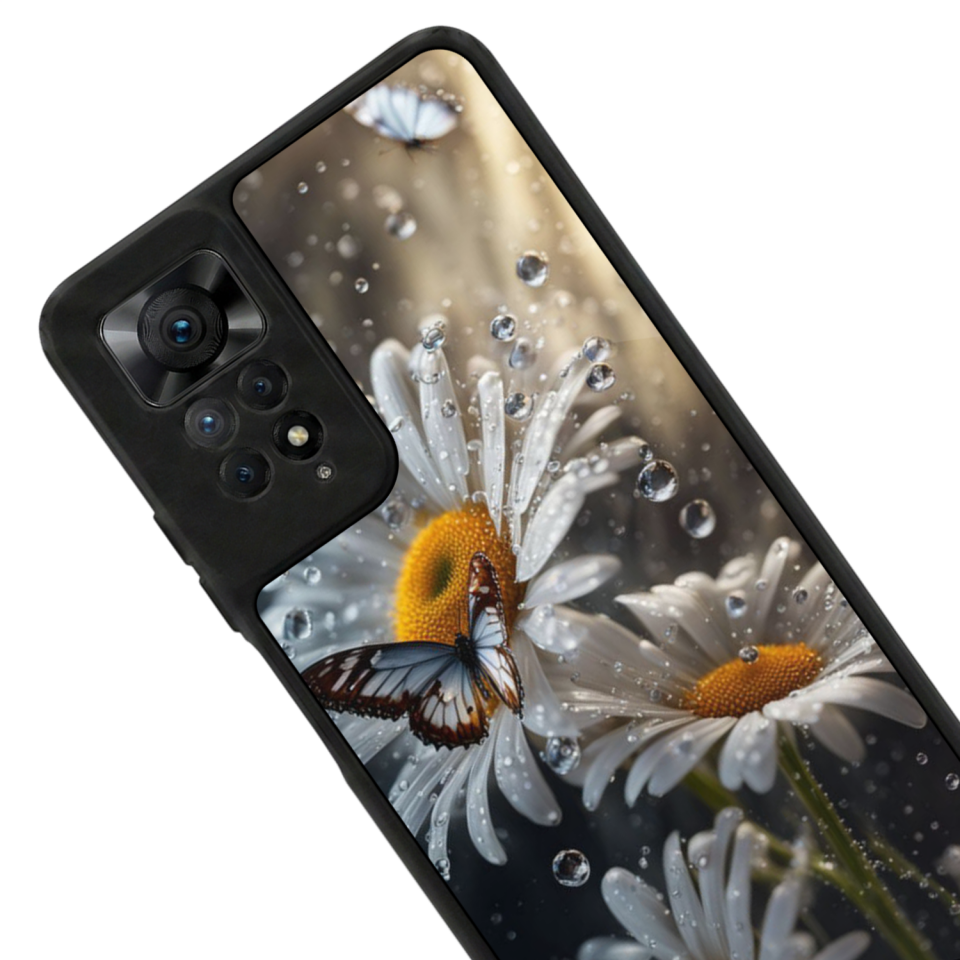 Xiaomi Redmi Note 11 Pro Uyumlu Cicek Tasarımlı Glossy Premium Kılıf