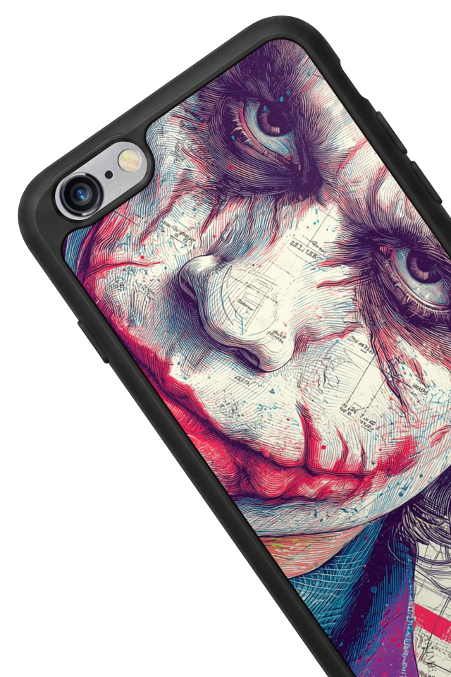 iPhone 6s Plus Uyumlu Joker Tasarımlı Glossy Premium Kılıf