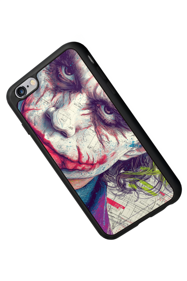 iPhone 6s Plus Uyumlu Joker Tasarımlı Glossy Premium Kılıf