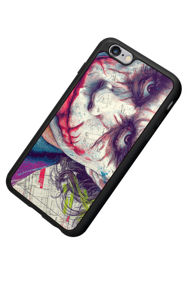 iPhone 6s Plus Uyumlu Joker Tasarımlı Glossy Premium Kılıf