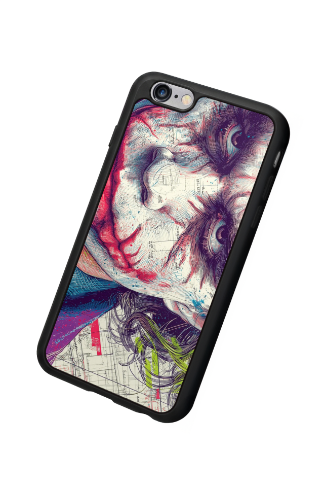 iPhone 6s Plus Uyumlu Joker Tasarımlı Glossy Premium Kılıf