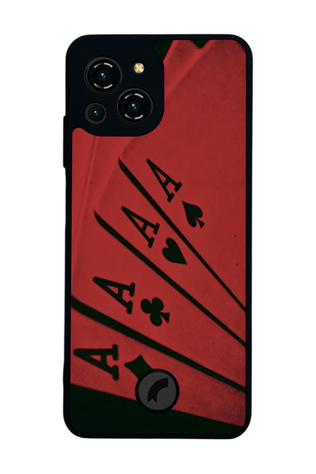 Reeder S23 Pro Max Uyumlu Kart Tasarımlı Glossy Premium Kılıf