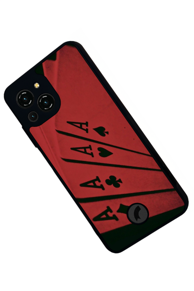 Reeder S23 Pro Max Uyumlu Kart Tasarımlı Glossy Premium Kılıf