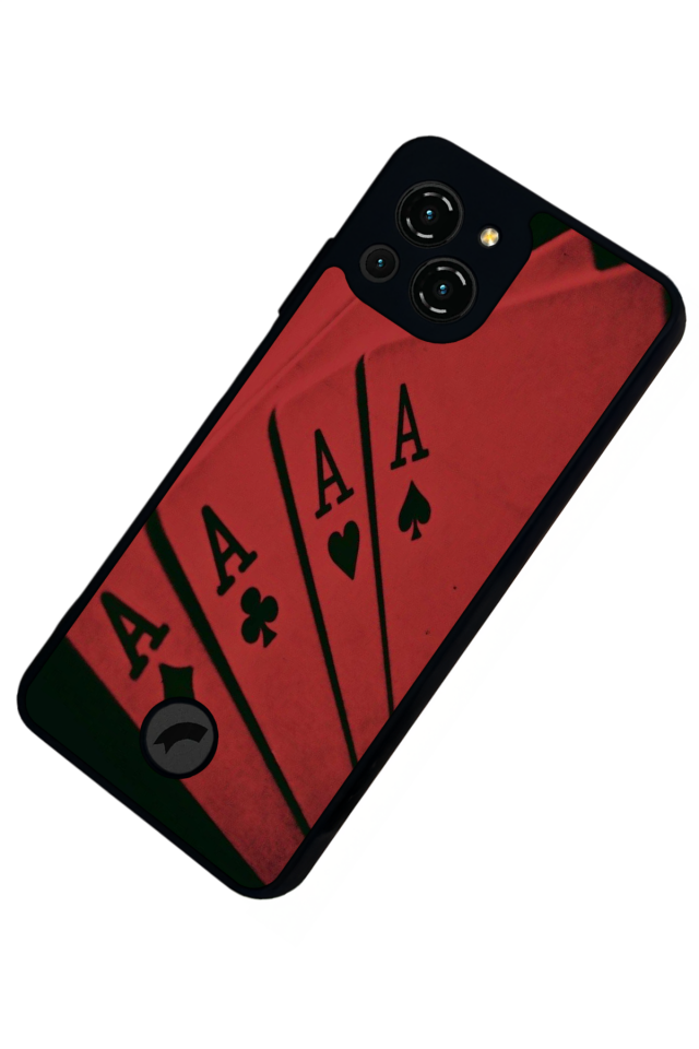 Reeder S23 Pro Max Uyumlu Kart Tasarımlı Glossy Premium Kılıf