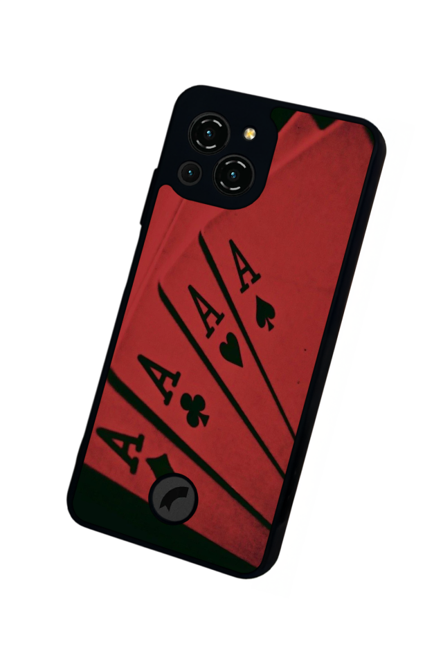 Reeder S23 Pro Max Uyumlu Kart Tasarımlı Glossy Premium Kılıf