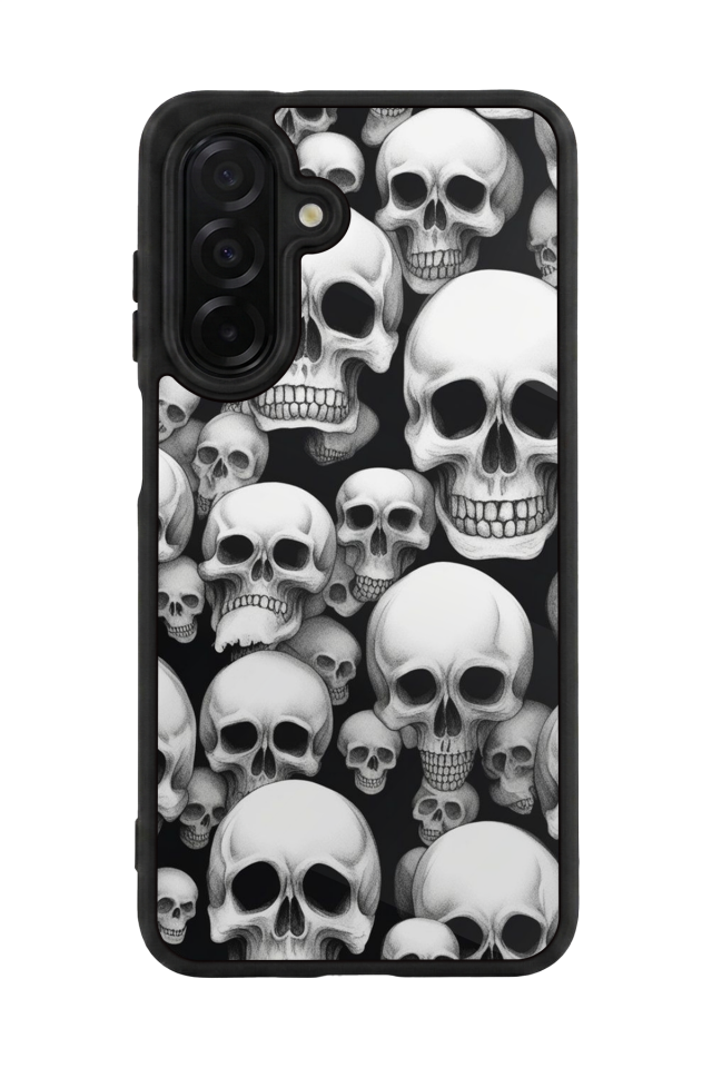 Samsung Galaxy A36 Uyumlu KuruKafa Tasarımlı Glossy Premium Kılıf