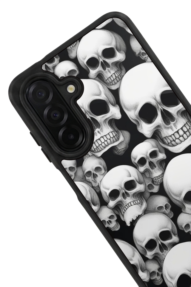 Samsung Galaxy A36 Uyumlu KuruKafa Tasarımlı Glossy Premium Kılıf