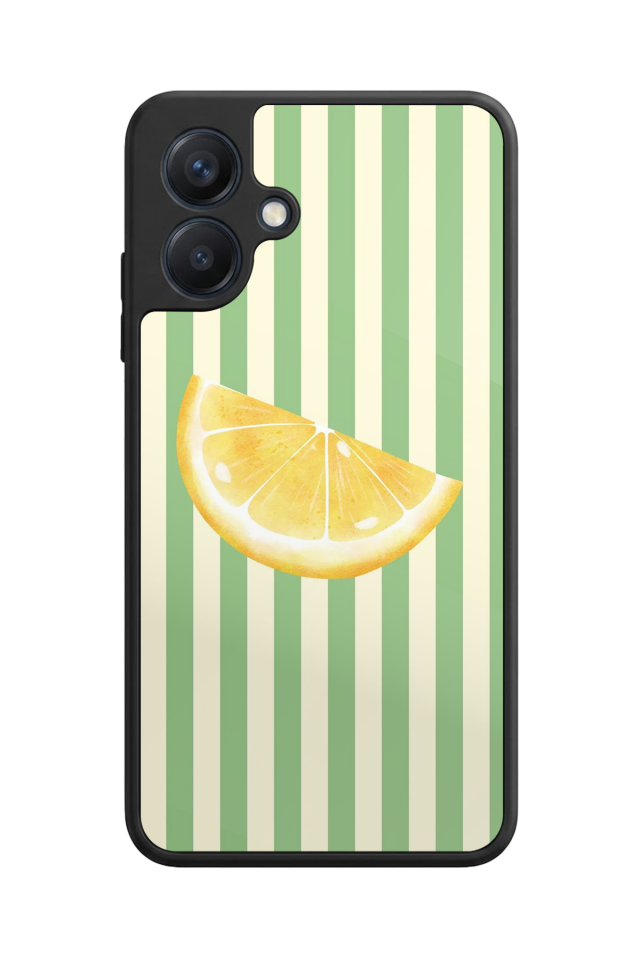 Samsung Galaxy A07 Uyumlu Limon Tasarımlı Glossy Premium Kılıf