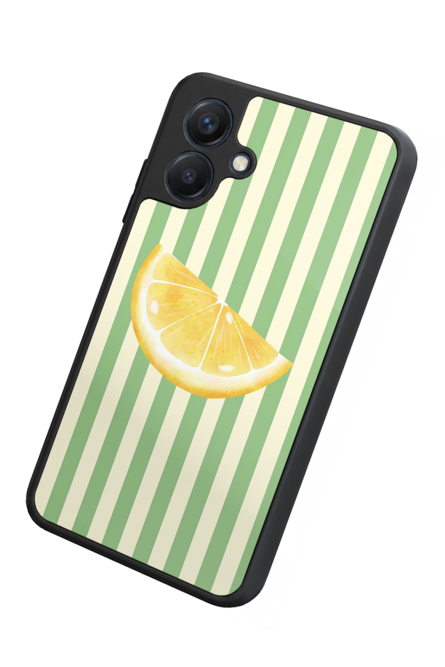 Samsung Galaxy A07 Uyumlu Limon Tasarımlı Glossy Premium Kılıf