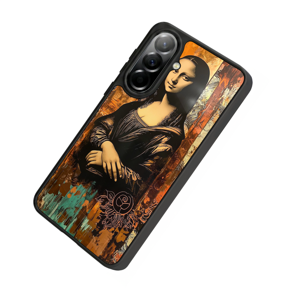 Samsung Galaxy A57 Uyumlu Monalisa Tasarımlı Glossy Premium Kılıf