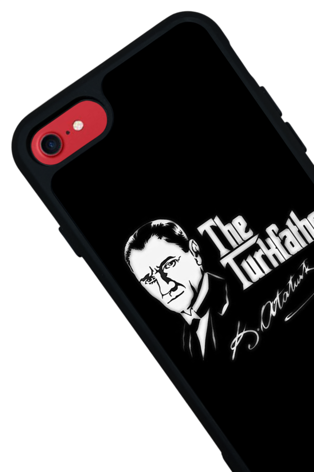 iPhone 8 Uyumlu Mustafa Kemal Ataturk Tasarımlı Glossy Premium Kılıf