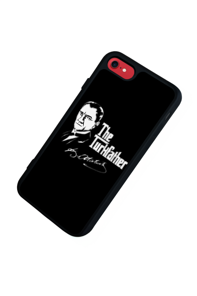 iPhone 8 Uyumlu Mustafa Kemal Ataturk Tasarımlı Glossy Premium Kılıf