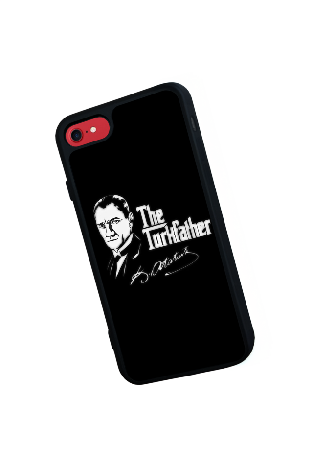 iPhone 8 Uyumlu Mustafa Kemal Ataturk Tasarımlı Glossy Premium Kılıf
