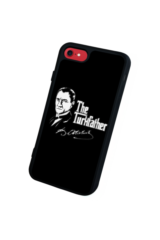 iPhone 8 Uyumlu Mustafa Kemal Ataturk Tasarımlı Glossy Premium Kılıf
