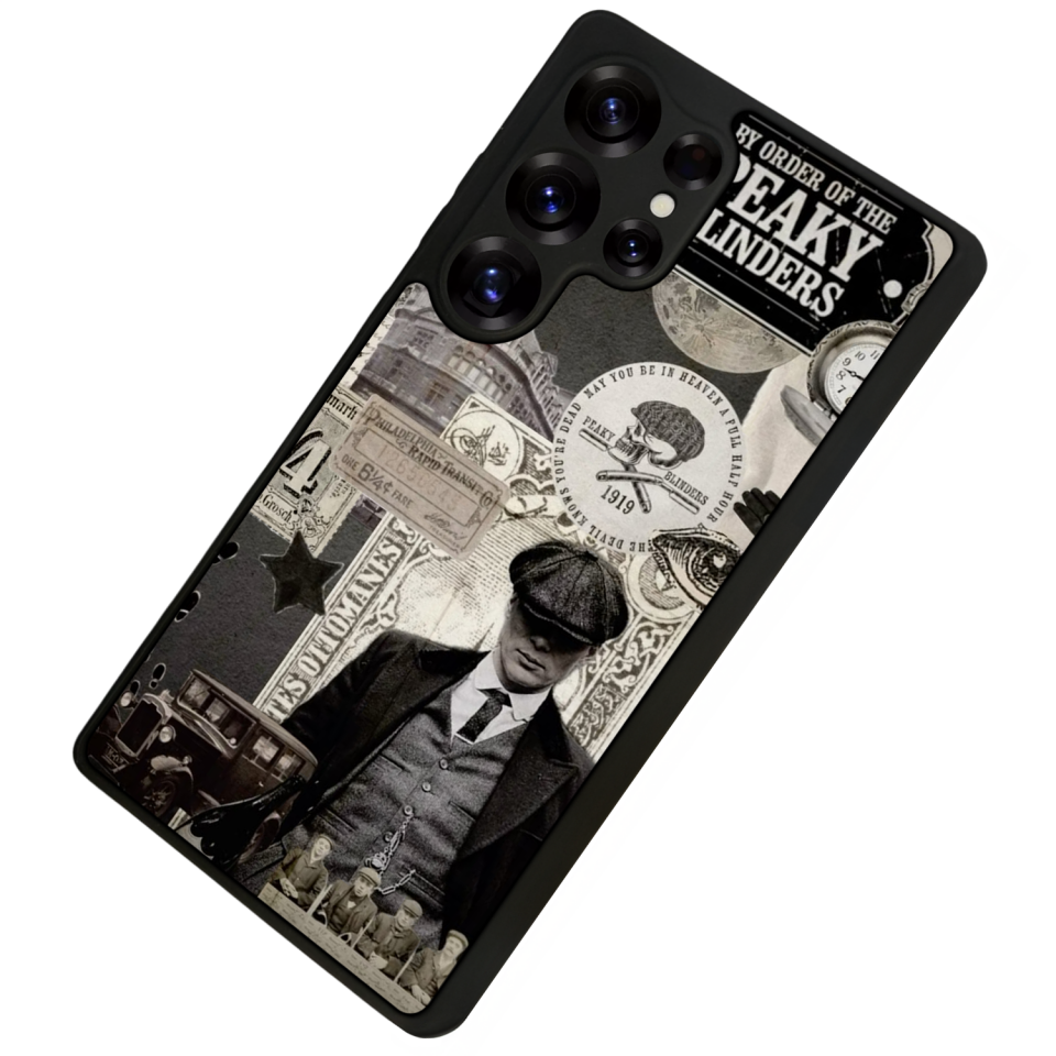 Samsung Galaxy S25 Ultra Uyumlu Peaky Blinders Tasarımlı Glossy Premium Kılıf