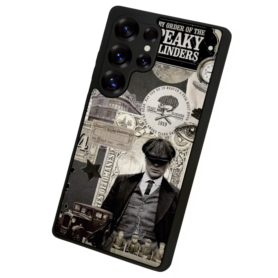 Samsung Galaxy S25 Ultra Uyumlu Peaky Blinders Tasarımlı Glossy Premium Kılıf
