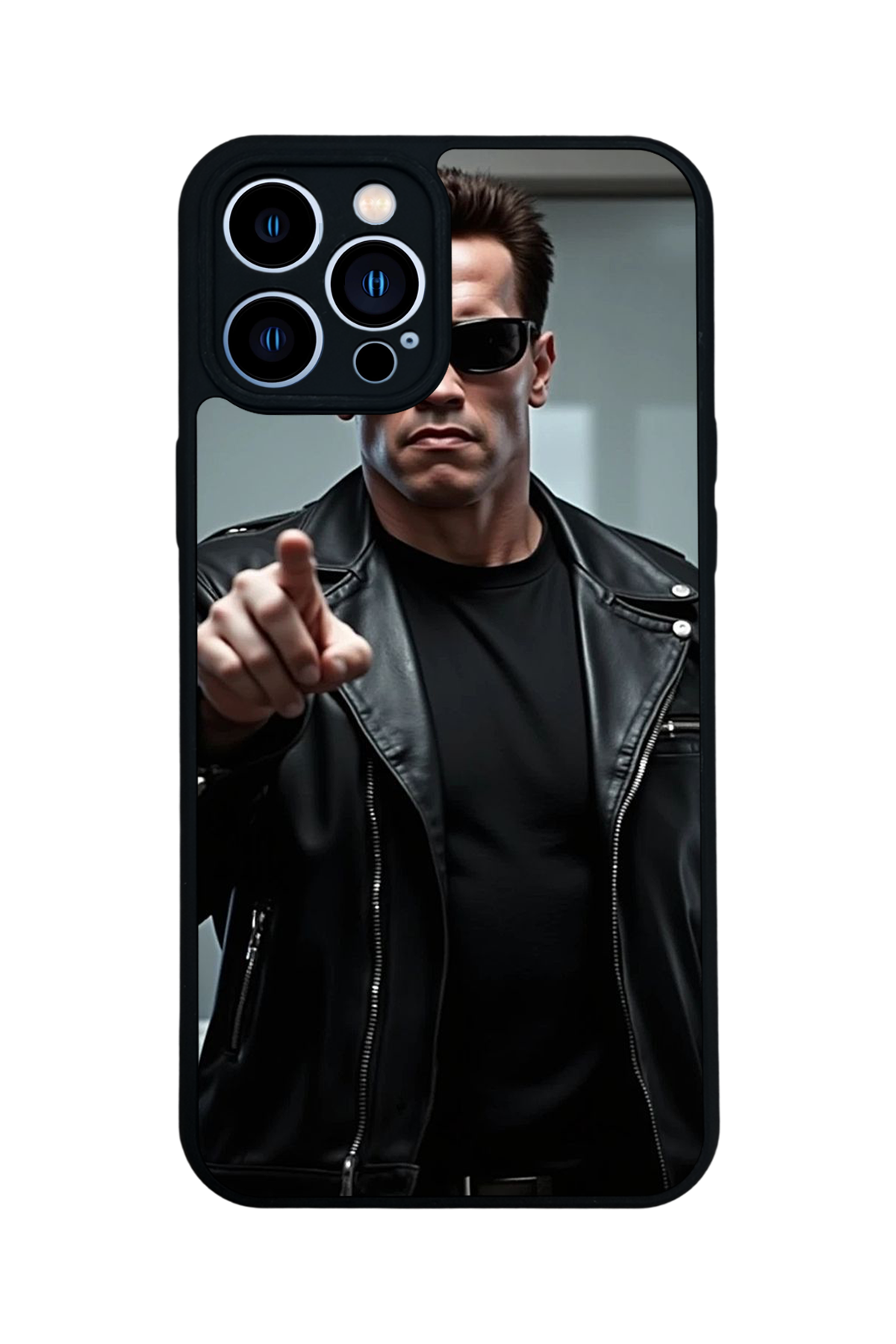 iPhone 13 Pro Max Uyumlu Terminator Tasarımlı Glossy Premium Kılıf