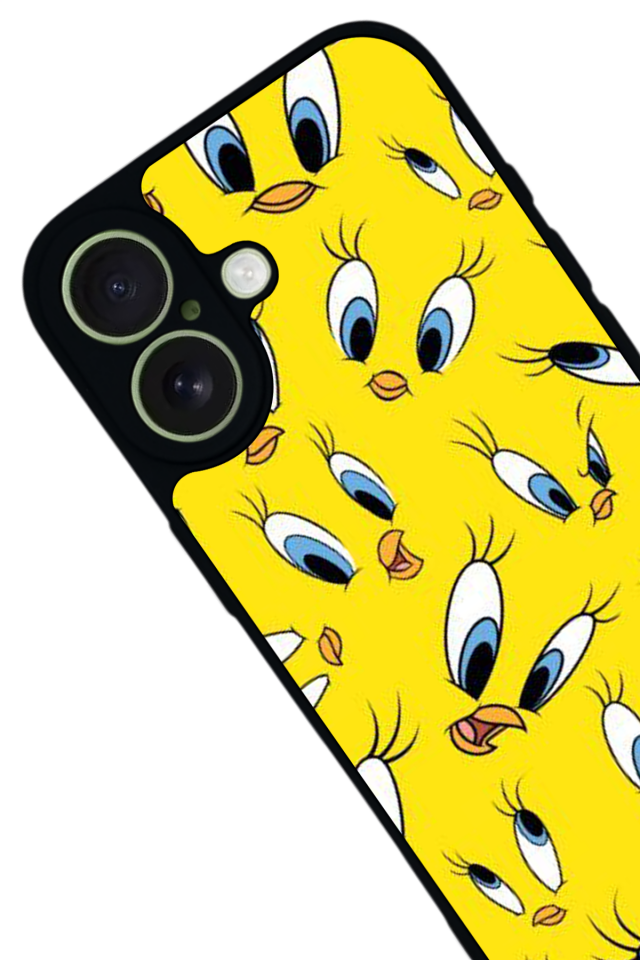 iPhone 17 Uyumlu Tweety Tasarımlı Glossy Premium Kılıf