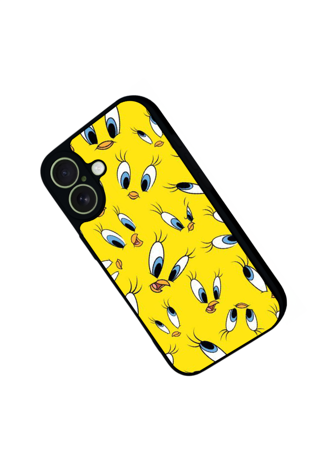 iPhone 17 Uyumlu Tweety Tasarımlı Glossy Premium Kılıf