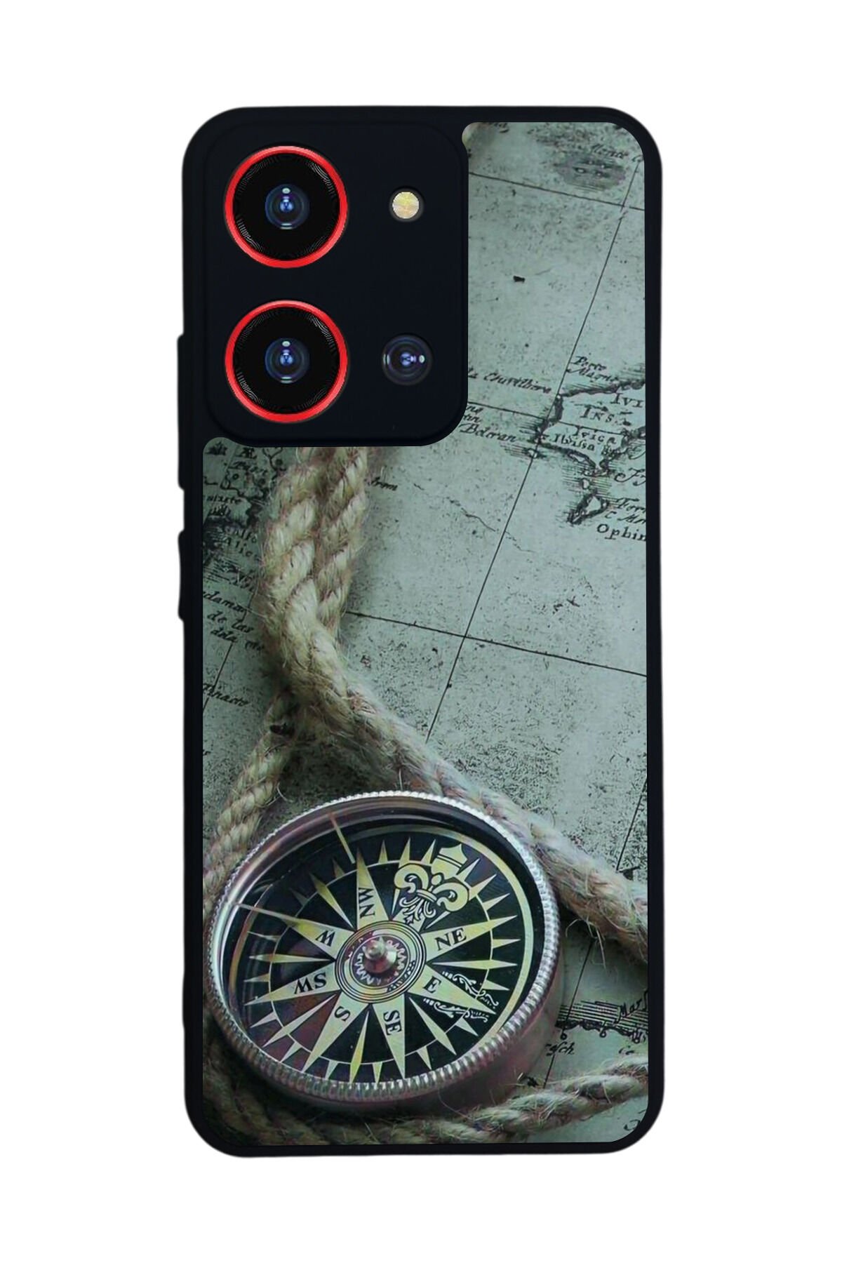 Reeder S19 Max Pro S 108MP Uyumlu Pusula Tasarımlı Glossy Premium Kılıf