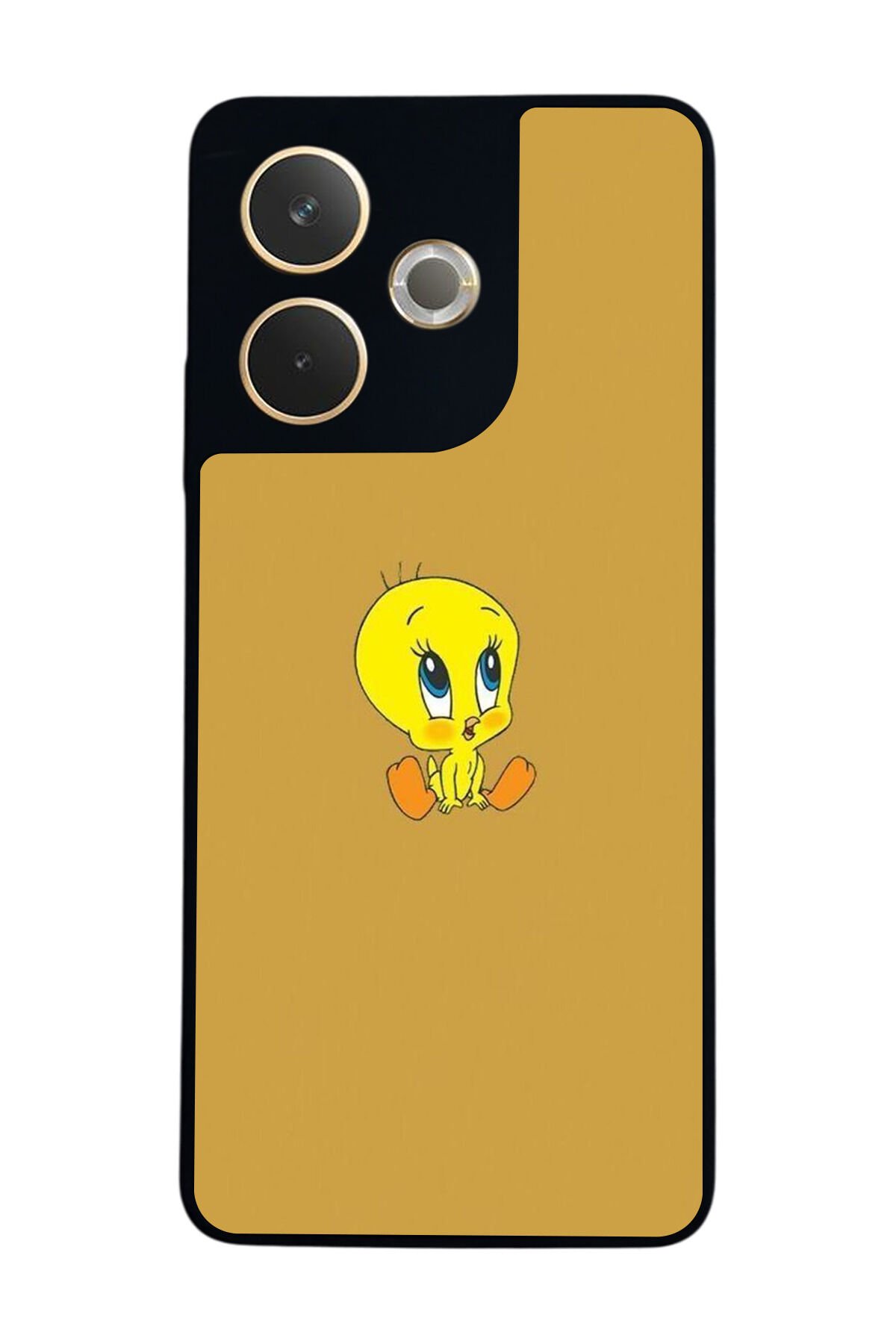 Oppo A5 Pro Uyumlu Tweety Tasarımlı Glossy Premium Kılıf