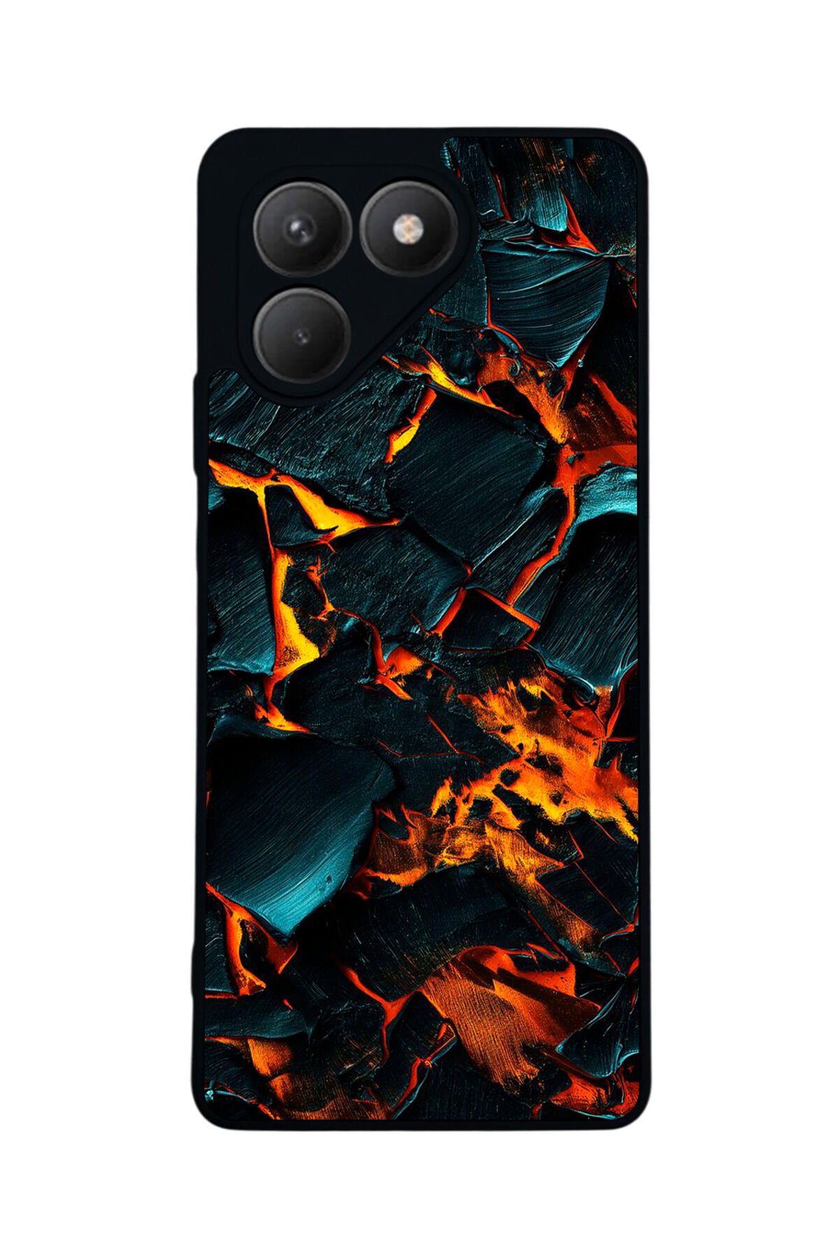 Tecno Pova 7 Mat Uyumlu Siyah Kılıf – Yumuşak Silikon, Koruyucu, Şok Emici Kapak