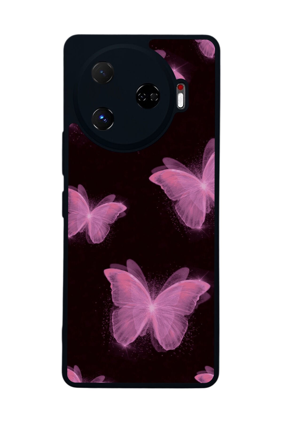 Tecno Camon 30 Pro Uyumlu Kelebek Tasarımlı Glossy Premium Kılıf