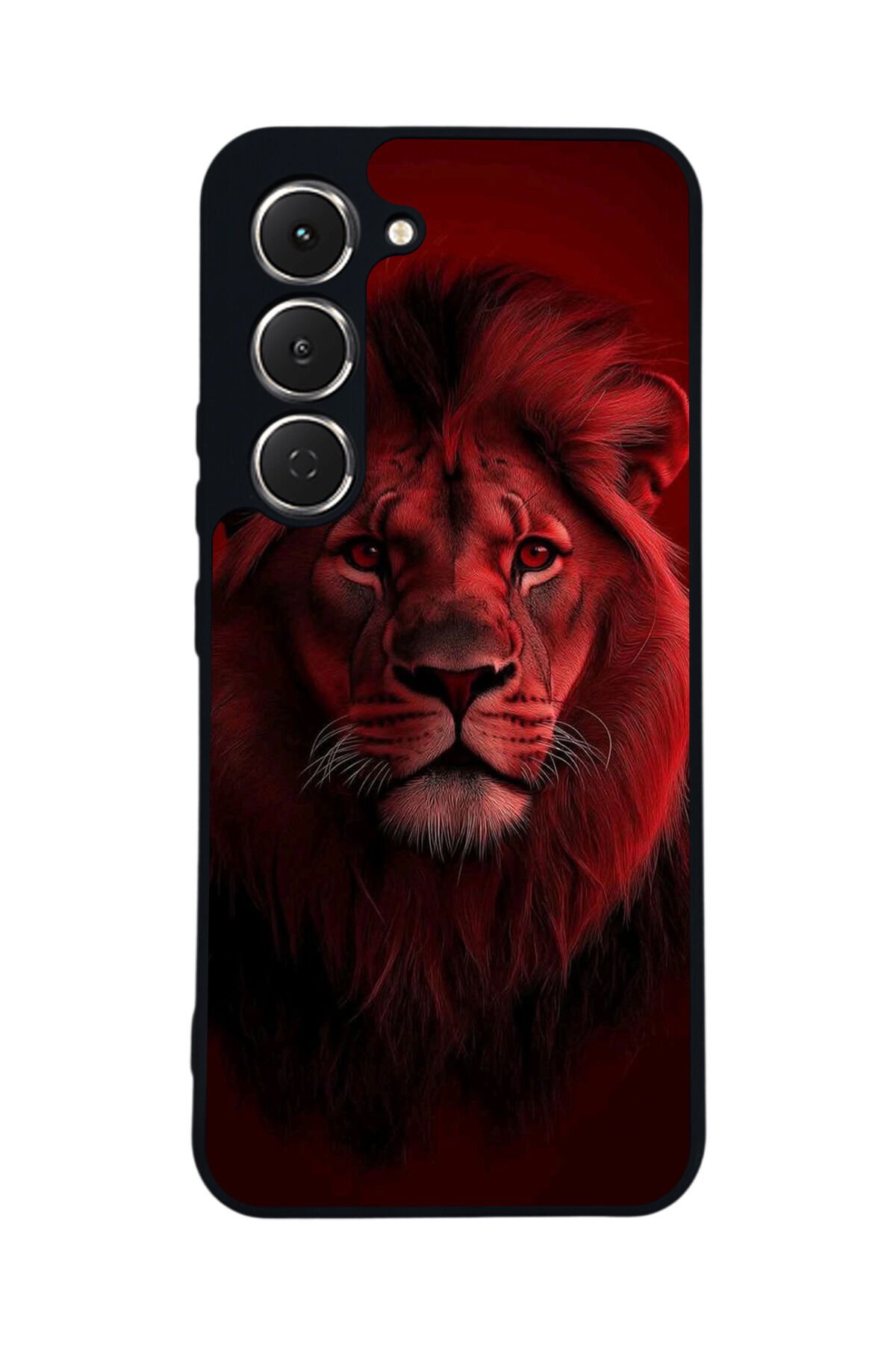 Tecno Spark 40 Pro Uyumlu Aslan Tasarımlı Glossy Premium Kılıf