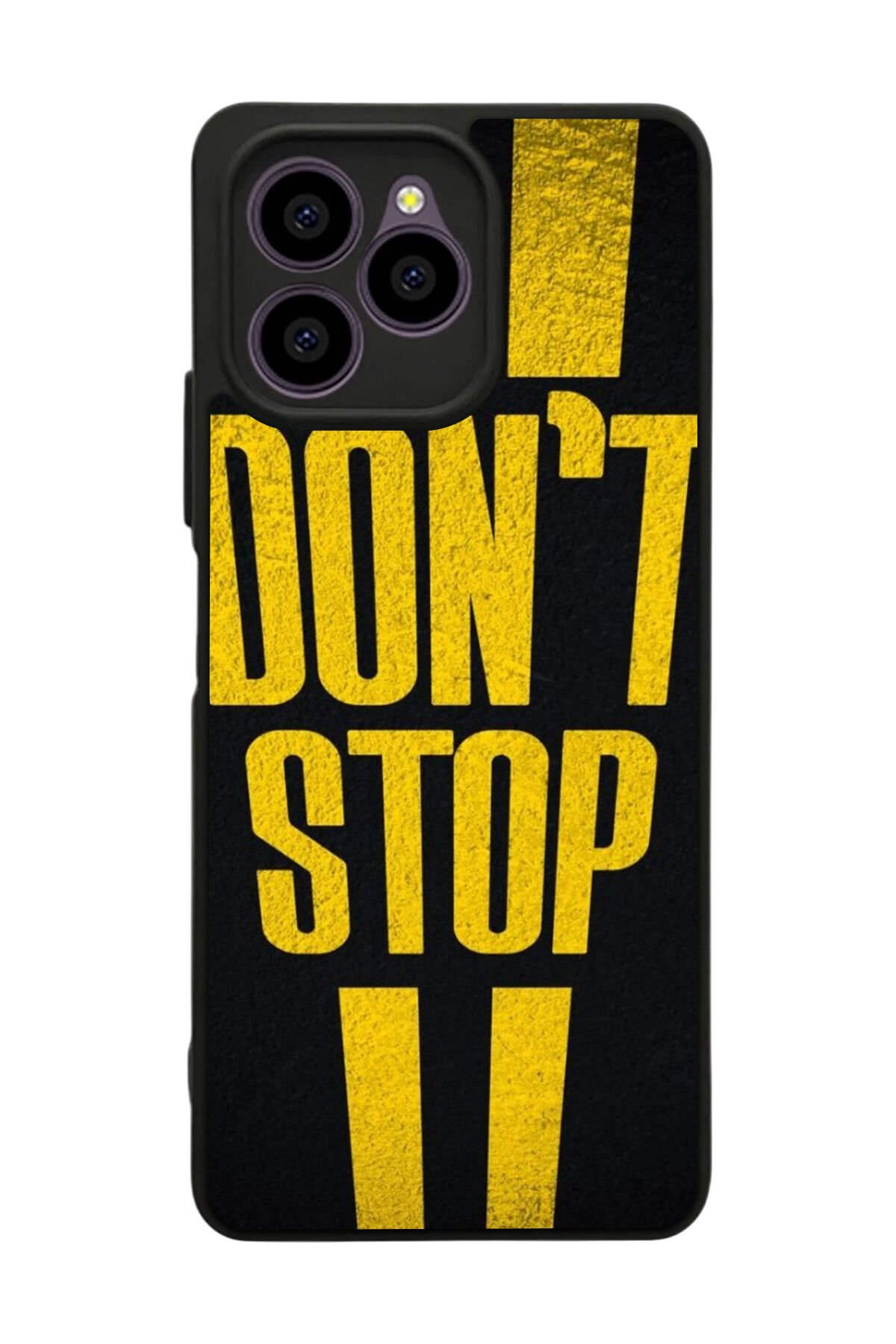 Omix X6 Uyumlu Dont Stop Tasarımlı Glossy Premium Kılıf