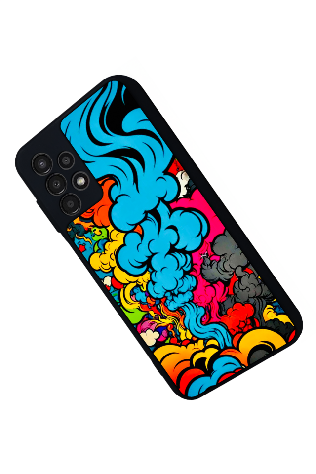 Samsung Galaxy A13 Uyumlu Abstract Tasarımlı Glossy Premium Kılıf