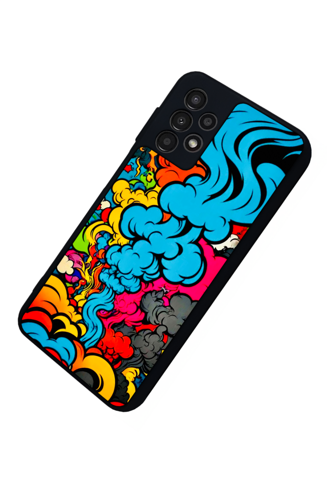 Samsung Galaxy A13 Uyumlu Abstract Tasarımlı Glossy Premium Kılıf
