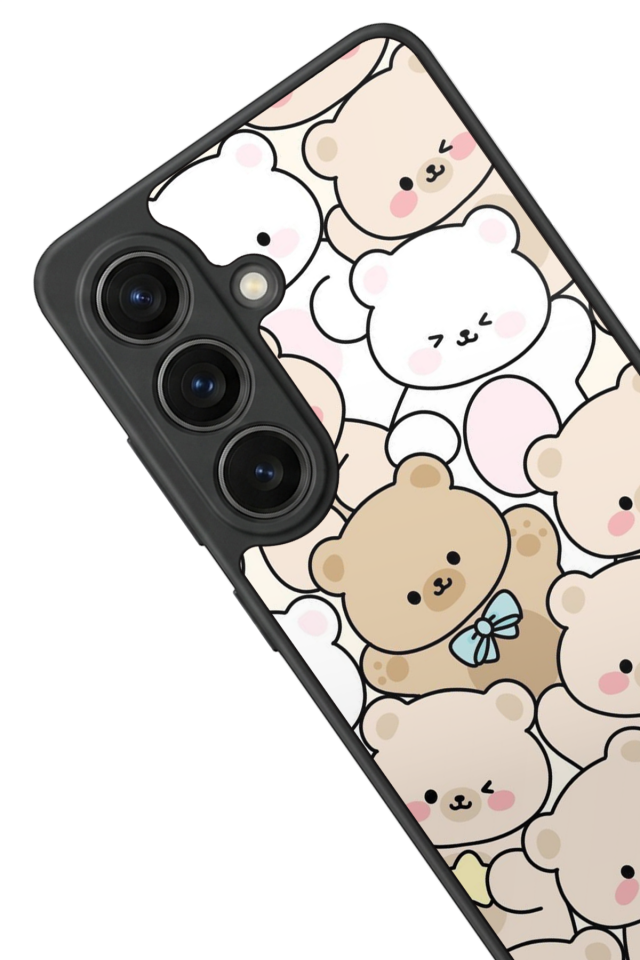 Samsung Galaxy S26 Uyumlu Ayı Tasarımlı Glossy Premium Kılıf