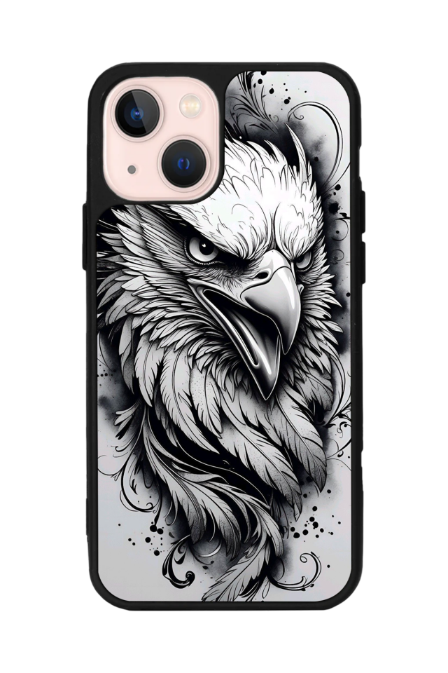 iPhone 15 Uyumlu Besiktas Tasarımlı Glossy Premium Kılıf