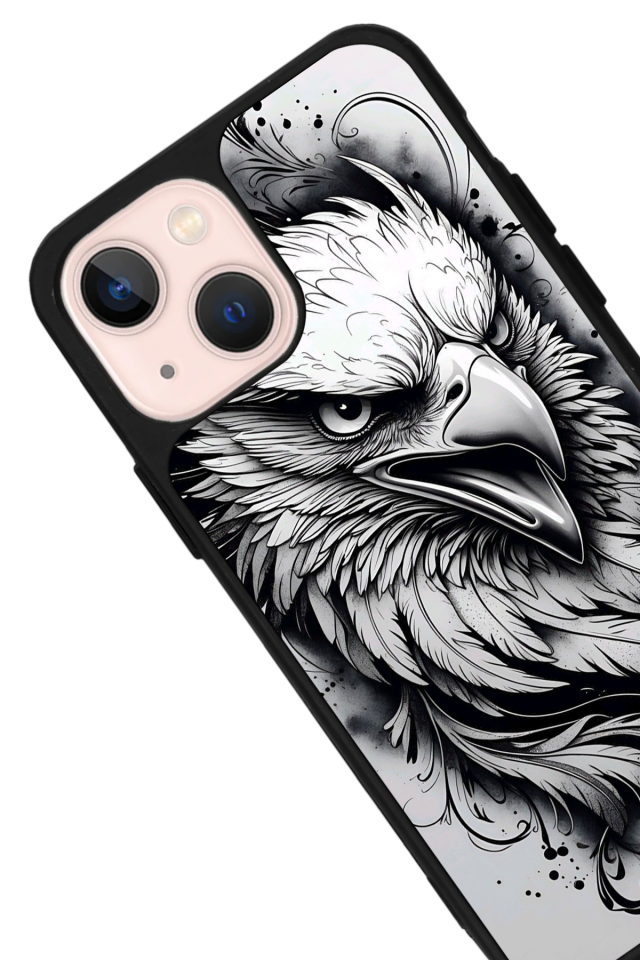 iPhone 15 Uyumlu Besiktas Tasarımlı Glossy Premium Kılıf
