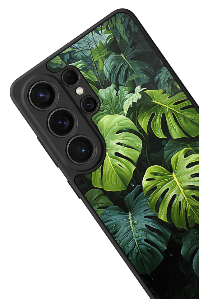 Samsung Galaxy S26 Ultra Uyumlu Botanik Tasarımlı Glossy Premium Kılıf