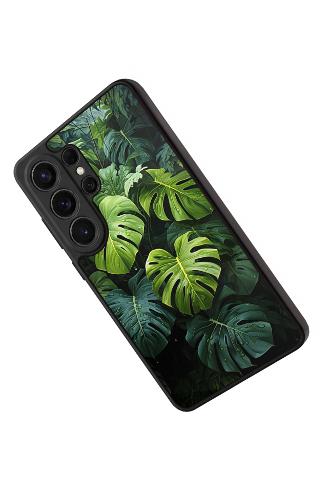 Samsung Galaxy S26 Ultra Uyumlu Botanik Tasarımlı Glossy Premium Kılıf