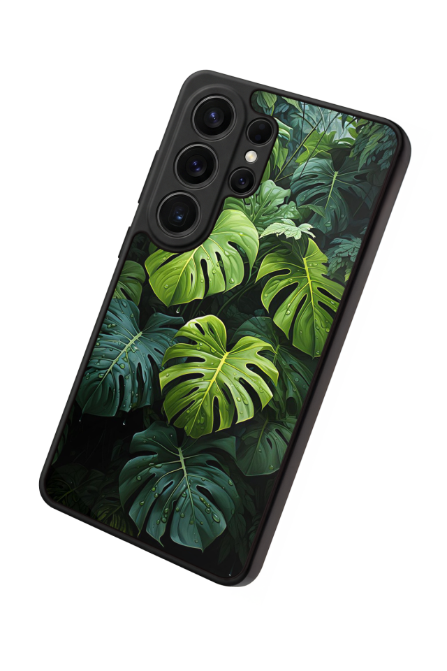 Samsung Galaxy S26 Ultra Uyumlu Botanik Tasarımlı Glossy Premium Kılıf