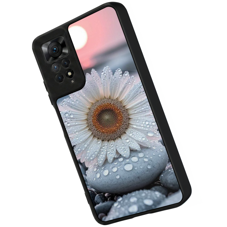Xiaomi Redmi Note 11 Pro Uyumlu Cicek Tasarımlı Glossy Premium Kılıf