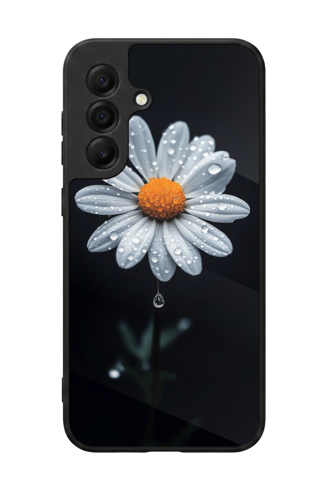 Samsung Galaxy A17 Uyumlu Cicek Tasarımlı Glossy Premium Kılıf