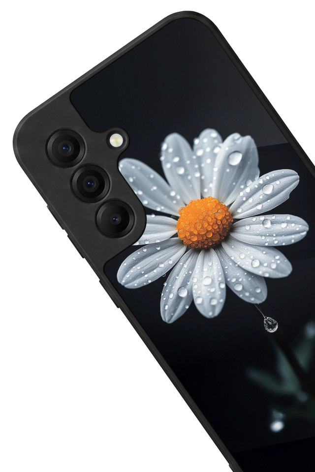 Samsung Galaxy A17 Uyumlu Cicek Tasarımlı Glossy Premium Kılıf