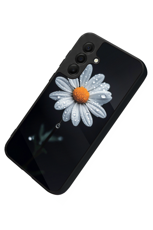 Samsung Galaxy A17 Uyumlu Cicek Tasarımlı Glossy Premium Kılıf