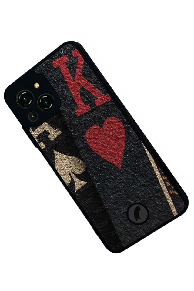 Reeder S23 Pro Max Uyumlu Kart Tasarımlı Glossy Premium Kılıf