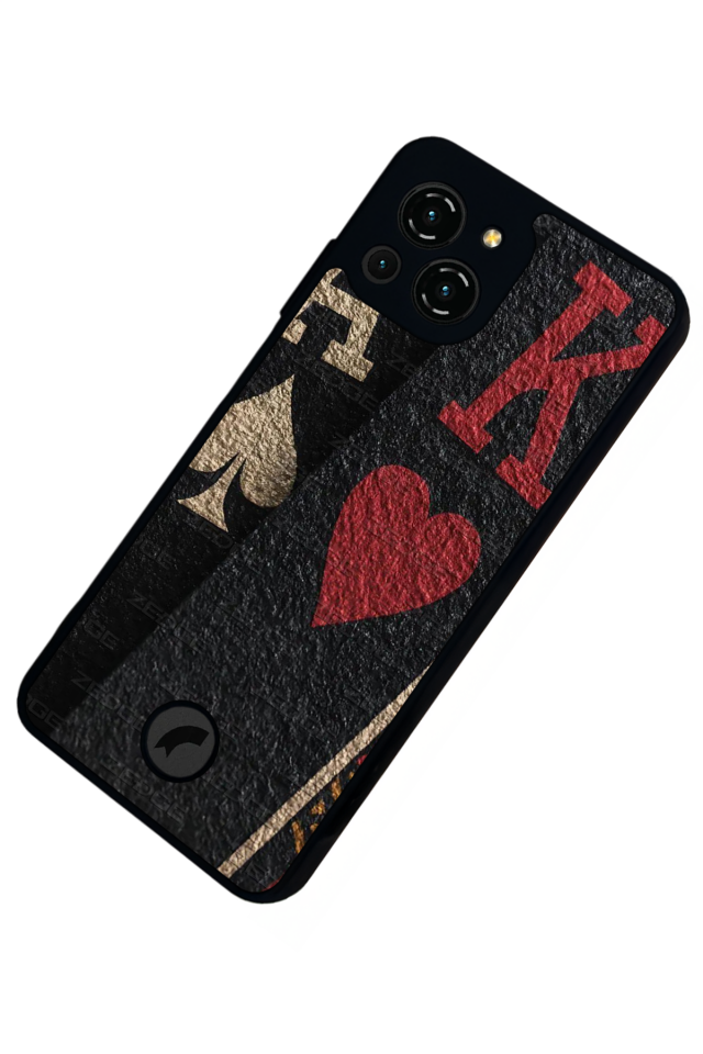 Reeder S23 Pro Max Uyumlu Kart Tasarımlı Glossy Premium Kılıf