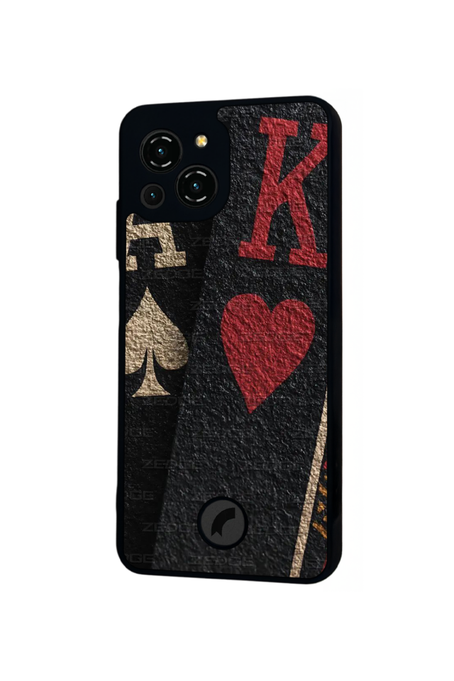 Reeder S23 Pro Max Uyumlu Kart Tasarımlı Glossy Premium Kılıf