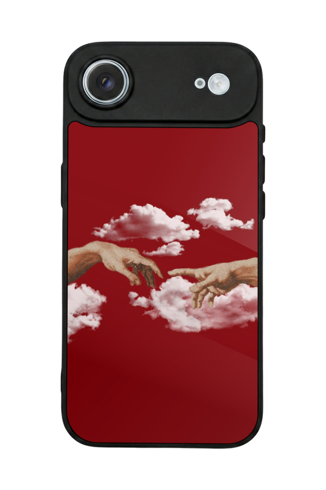iPhone 17 Air Uyumlu Kirmizi Tasarımlı Glossy Premium Kılıf